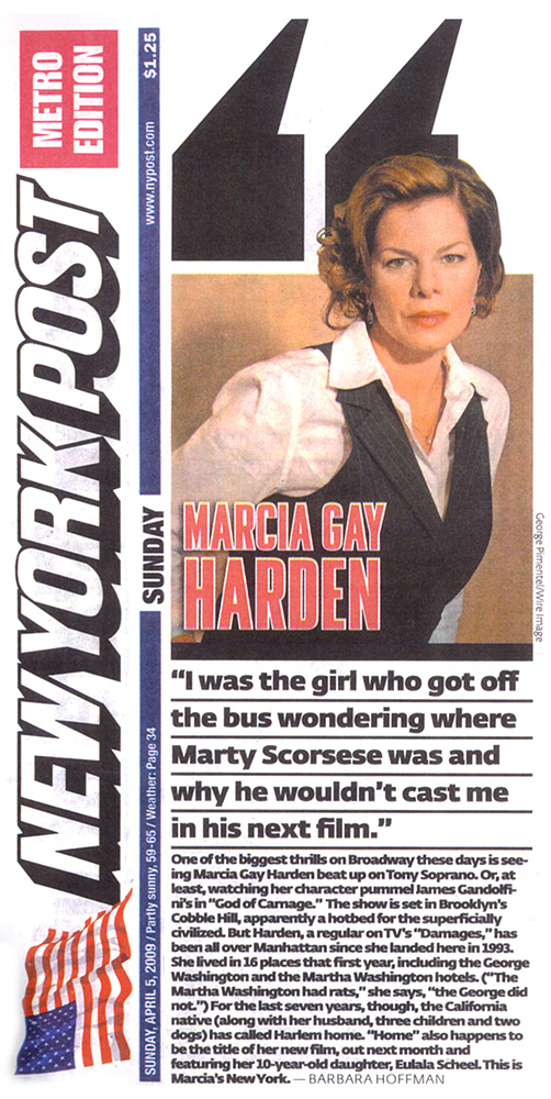 Marcia Gay Harden - Press - 'God of Carnage